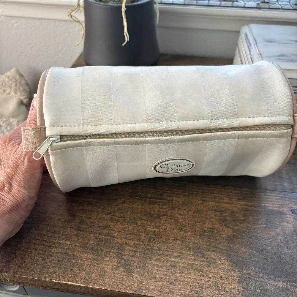 Vintage Christian Dior Satan Makep Bag